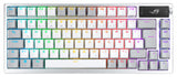 ASUS ROG AZOTH MOONLIGHT WHITE 75% Wireless DIY Custom RGB Gaming Keyboard, NX Red Switches, OLED Display, PBT ASUS