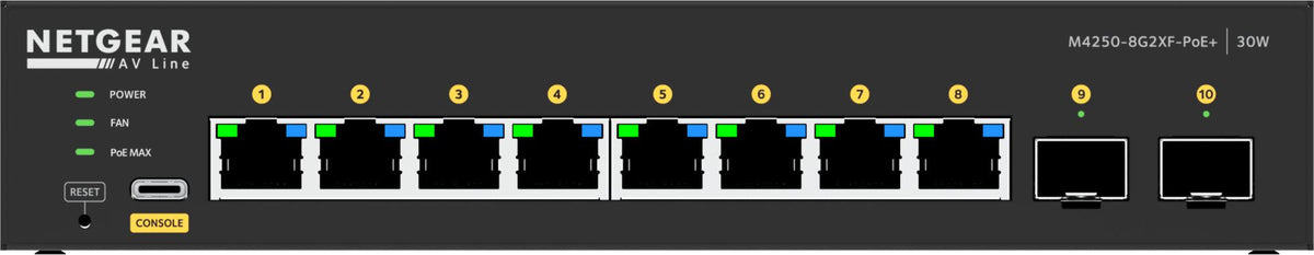 Netgear 10PT M4250-8G2XF-POE+ MANAGED SWCH Netgear International Limited