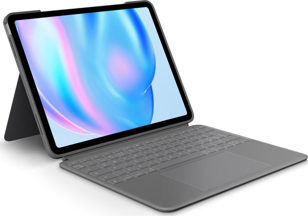 Logitech - Combo Touch für iPad Air 13 Zoll (M2) - Oxfordgrau - Pan - Nordic