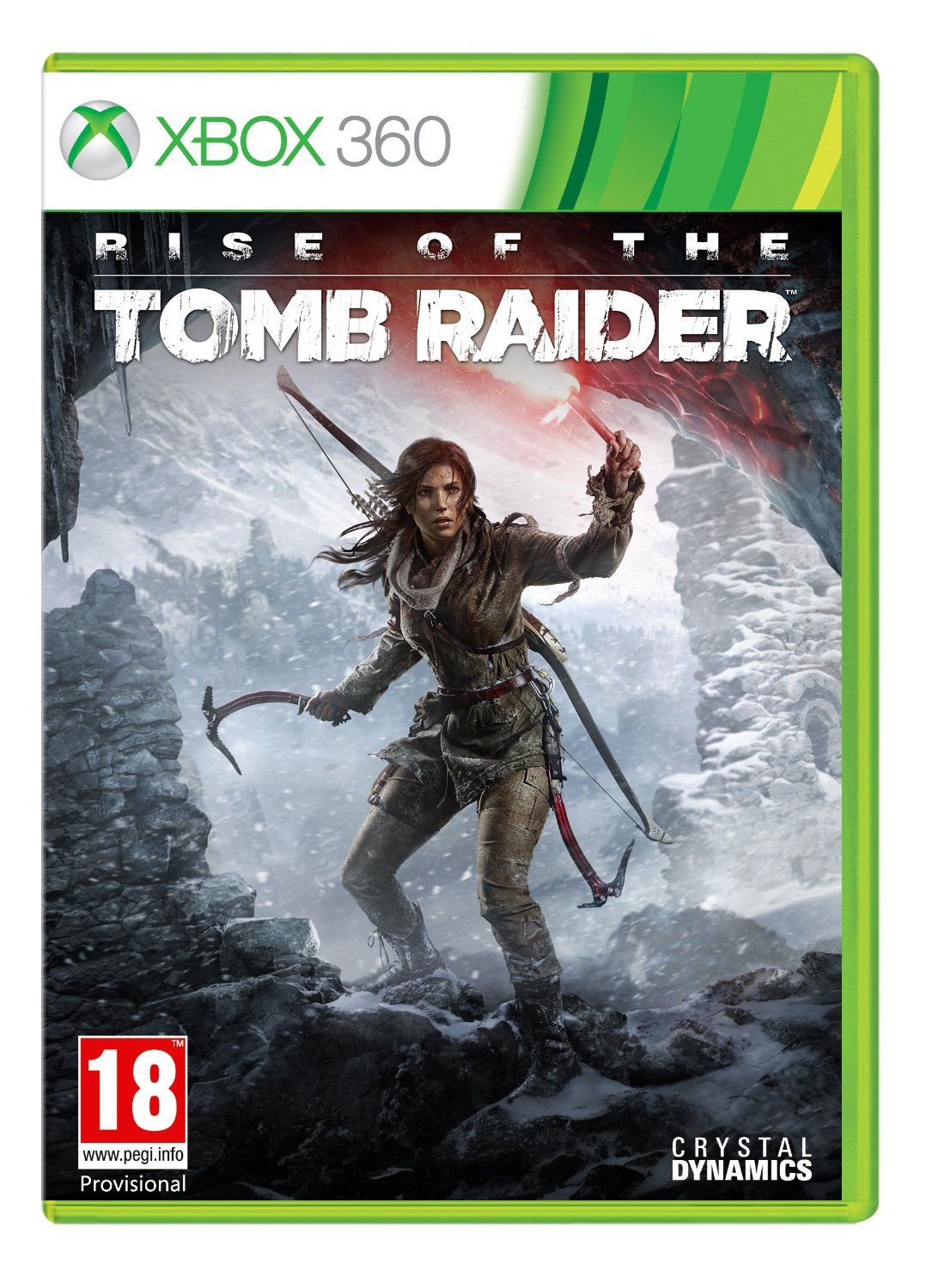 Rise of the Tomb Raider – Xbox 360 – spilomslag