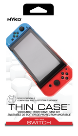 Nyko Thin Case til Nintendo Switch – rød/blå – produktbillede 2