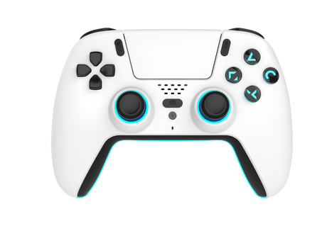 Freaks And Geeks - Wireless Bluetooth Controller for PS5- LED - White