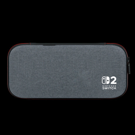 PowerA Slim Case Nintendo Switch 2 Mørkegrå – Etui på mørk baggrund