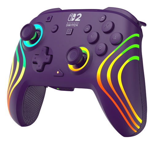 Turtle Beach Afterglow Wave Wireless – Switch, lilla – Set skråt fra højre