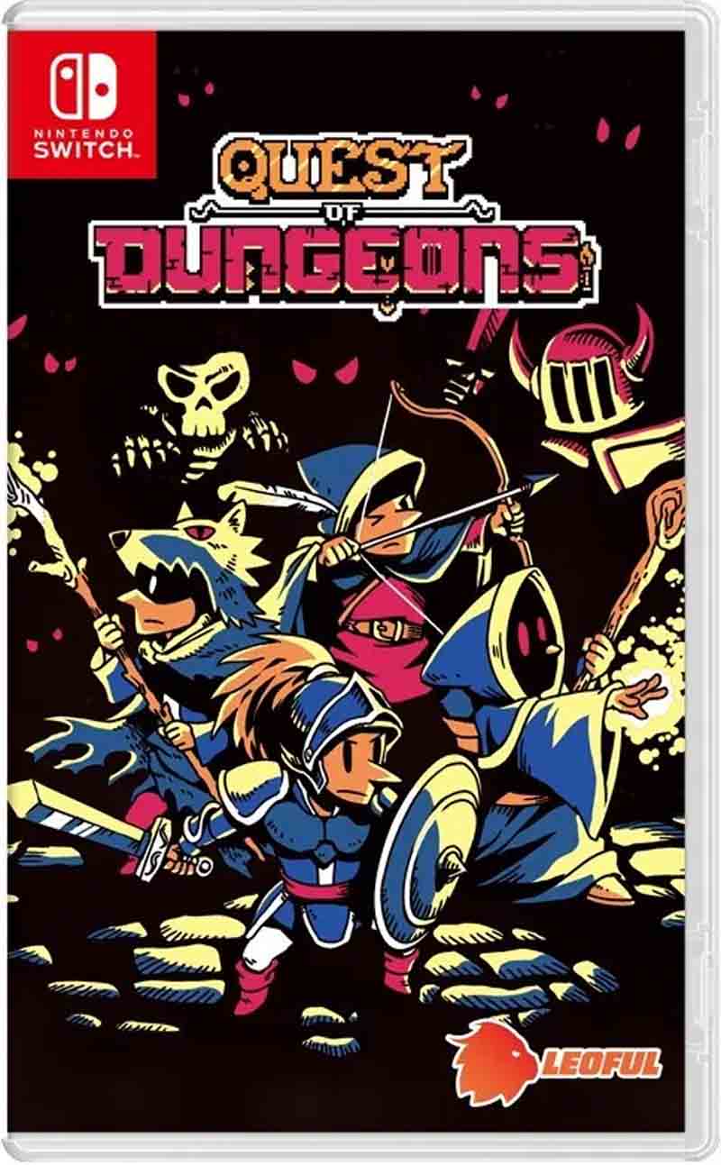 Quest of Dungeons – forside til Nintendo Switch