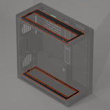 HAVN HS 420 Fan Brackets for 360mm Radiator - Black HAVN