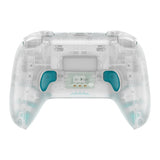 8BitDo Ultimate 2 Wireless 2.4G – Controller – Clear Blue – transparent bagside med ekstra knapper