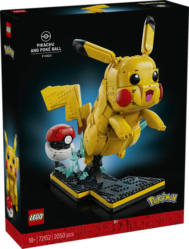 LEGO - Pokémon - Pikachu and Poké Ball (72152) Lego