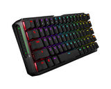 ASUS ROG Falchion – set skråt forfra (vinkel 2); layout på billedet er illustrativt