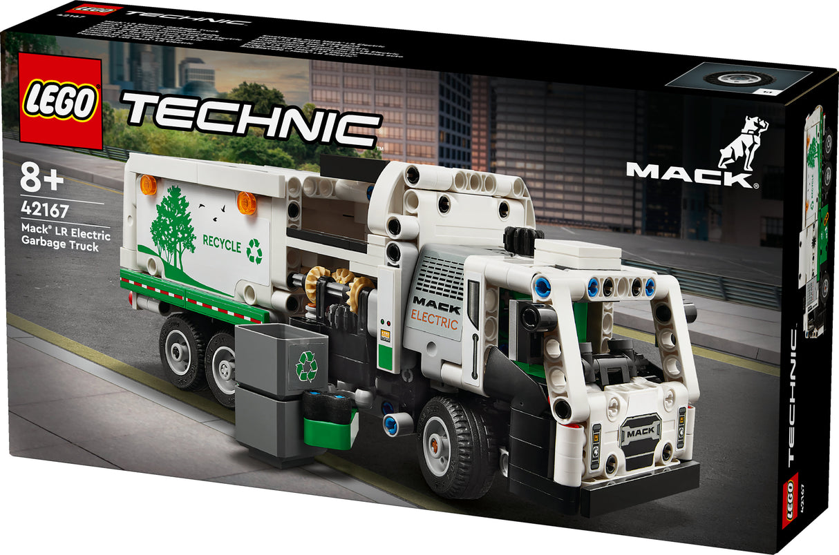 LEGO 42167 Technic Mack LR Electric Garbage Truck, construction toy LEGO