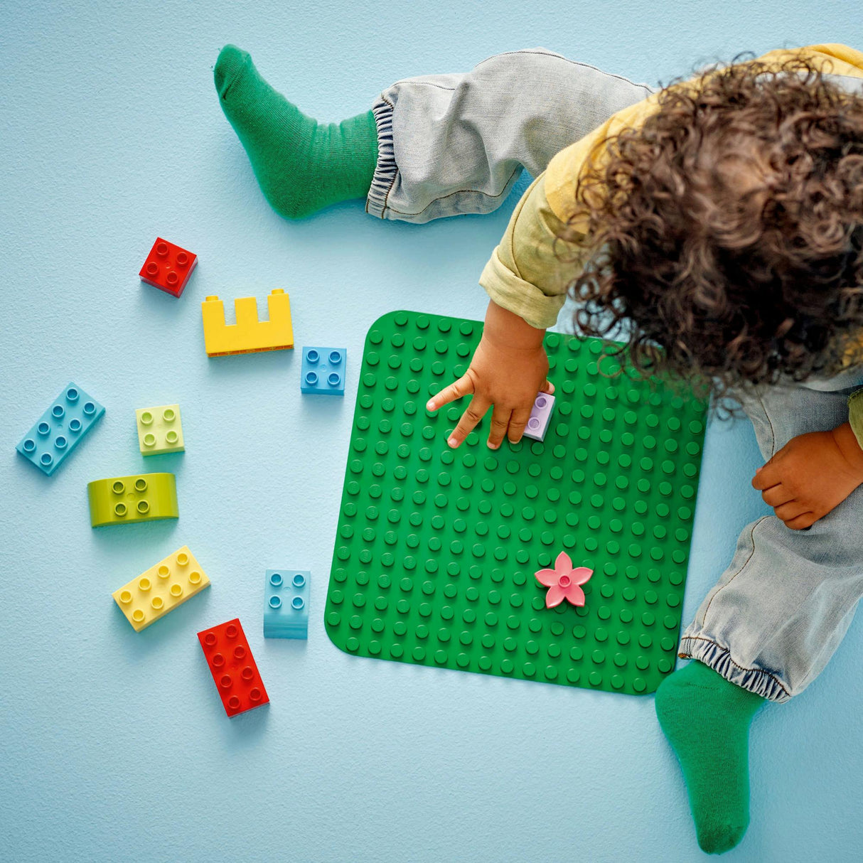 LEGO 10460 DUPLO building plate in green LEGO