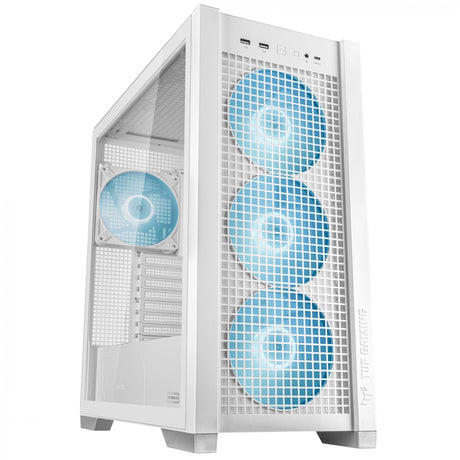 ASUS TUF Gaming GT302 TG ARGB ATX midi-tower - White ASUS