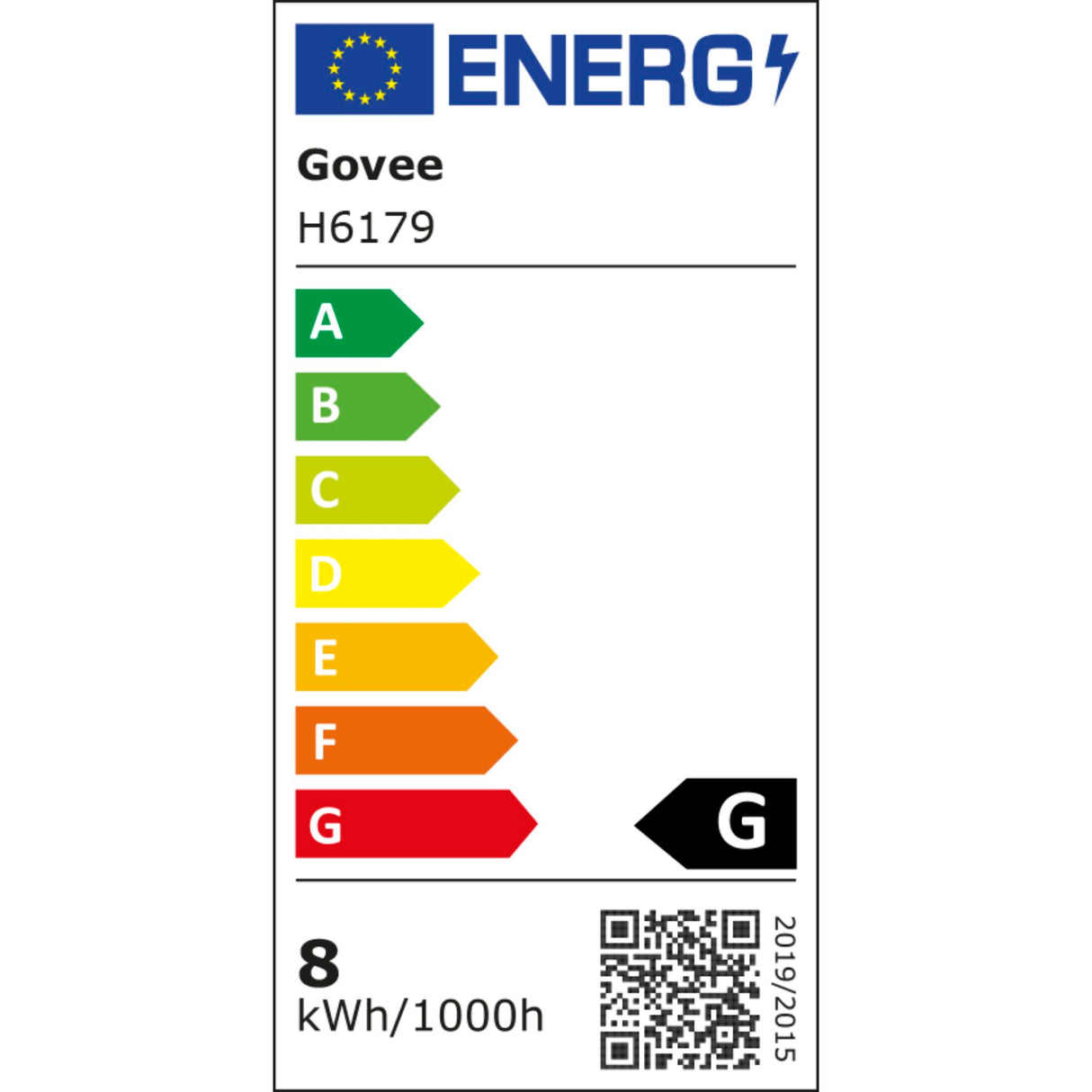 Govee RGB Bluetooth LED Backlight til 46" - 60" TV