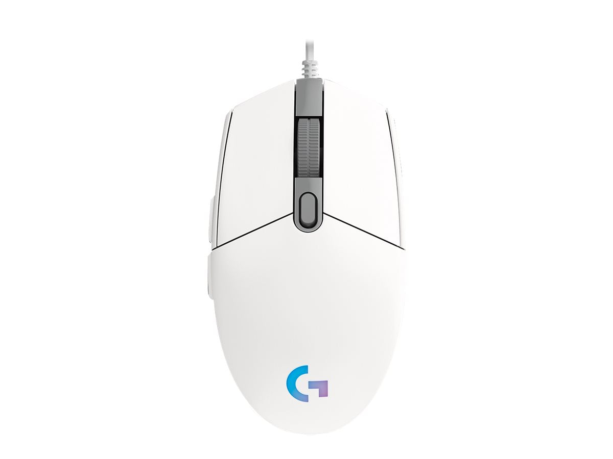 Logitech Gaming Mouse G102 LIGHTSYNC optisches Kabel weiß 