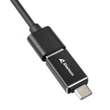 Sharkoon 4-Port USB 3.2 Gen 1 Aluminum Hub, USB hub (black) Sharkoon