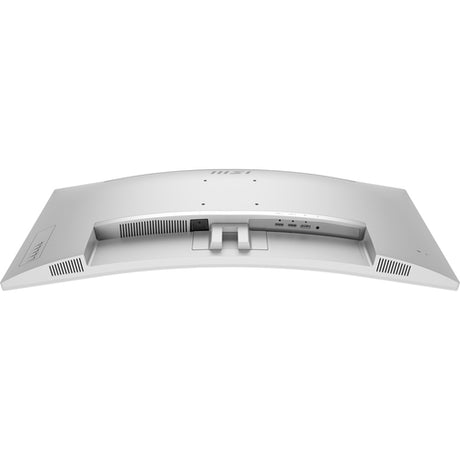 MSI PRO MP341CQW E12 – 34″ ultrawide-skærm, hvid – tilslutninger set nedefra