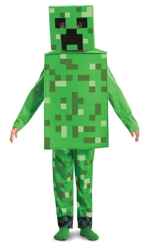 Verkleidung – Minecraft-Kostüm – Creeper (128 cm)
