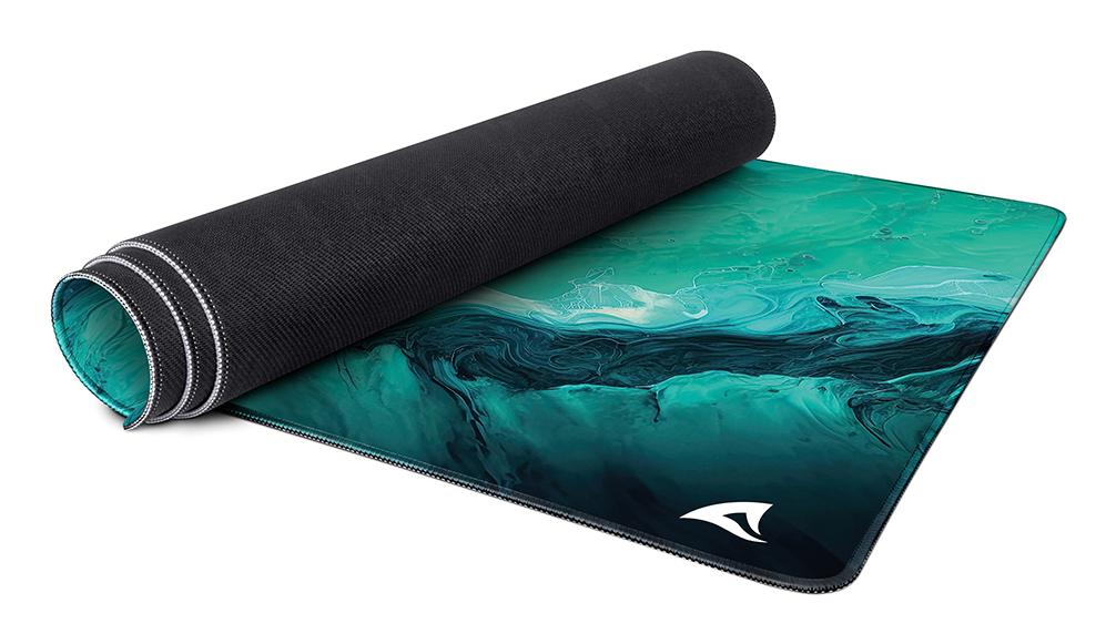 Sharkoon SKILLER SGP40 D10 Turquoise Blue 1000x500mm Water-Repellent Stitched Anti-Slip Gaming Mouse Pad Sharkoon