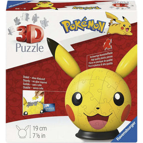 Ravensburger 3D puzzle ball Pokémon Pikachu with ears - German Edition Ravensburger
