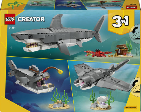 LEGO - LEGO Creator - Fierce Shark with a Treasure Chest (31381) LEGO