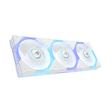 ASUS ROG Eurux GR120 ARGB Reverse Fan White Edition - Triple Pack – set skråt forfra (vinkel 3)