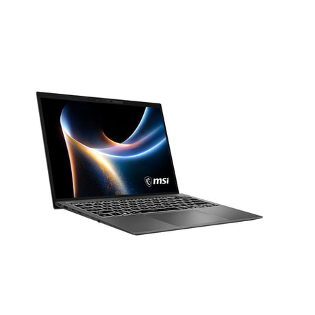 MSI Prestige 13 AI+ A3MG-002FR – åben computer fra modsatte vinkel