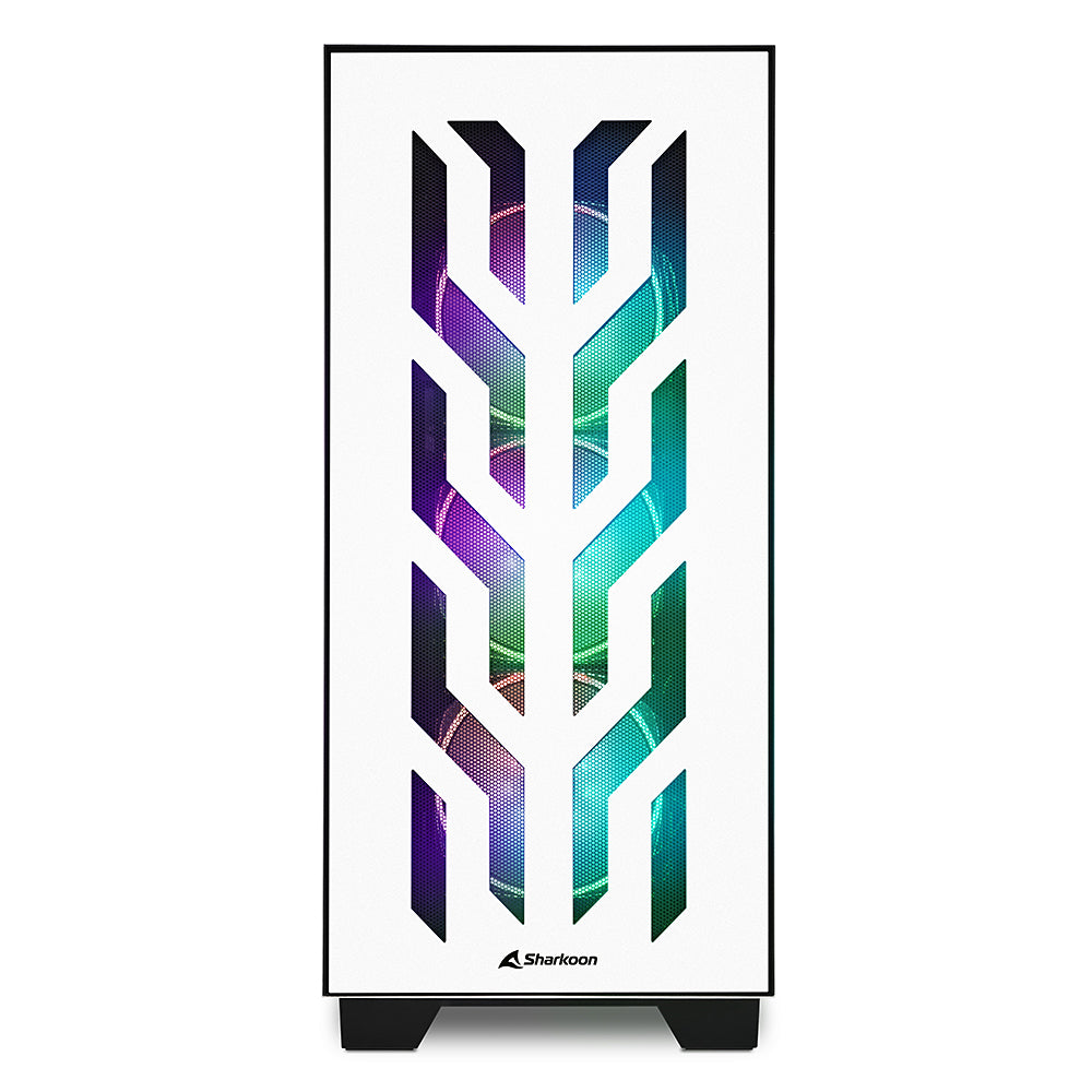 Sharkoon ELITE SHARK CA300T, big tower case (white, 2x tempered glass) Sharkoon