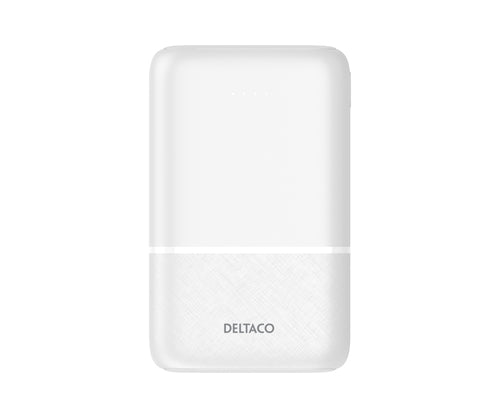 Power bank 10 000 mAh, 2x USB-A, 1x USB-C Deltaco