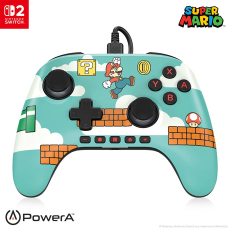 PowerA Advantage Wired Switch 2 Mario Time – Mario Time-controller forfra