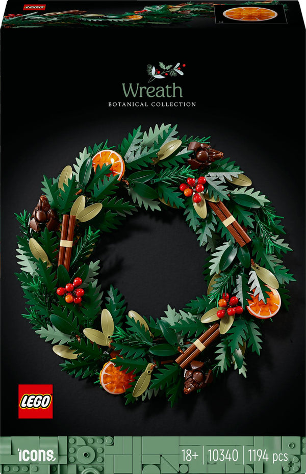 LEGO 10340 Icons Weihnachtskranz
