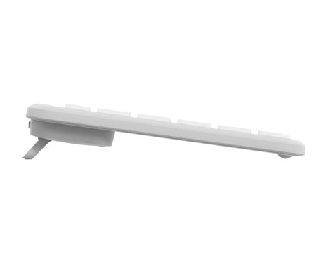Logitech - Signature Slim Wireless Keyboard and Mouse Combo MK950 Off-White NORDIC