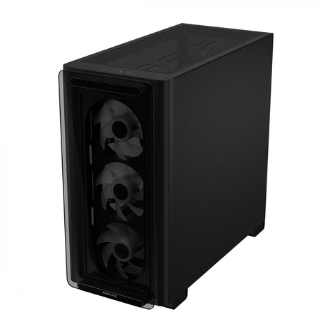 ASUS A23 PLUS Tempered Glass ARGB mATX Case - Black ASUS