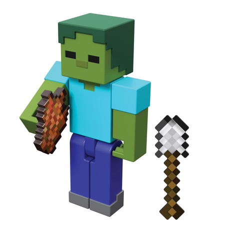 Minecraft - Biome Builds - 8cm Asst Figure - Zombie  (JCN44) Minecraft