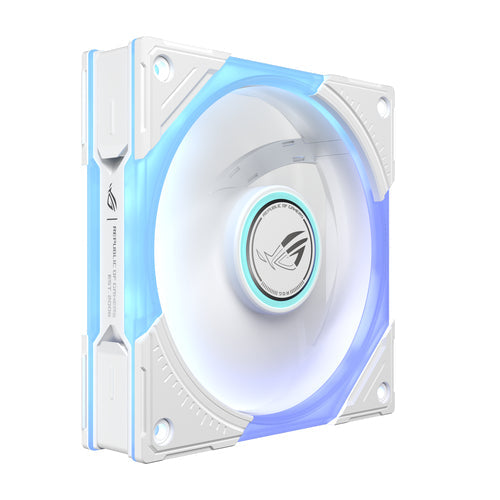 ASUS ROG Eurux GR120 ARGB Reverse – hvid 120 mm blæser, 1 stk. – produktbillede 3