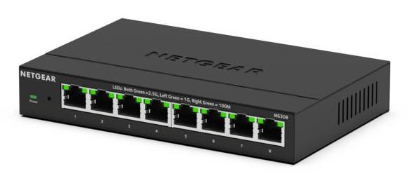 NETGEAR MS308E – 8-port 2,5 Gigabit Plus-switch