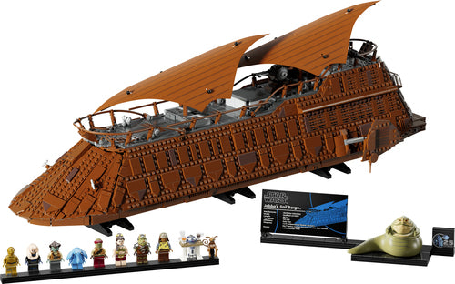 LEGO Star Wars 75397 – Jabbas sejlpram – sejlpram med karakterfigurer og udstillingsstand