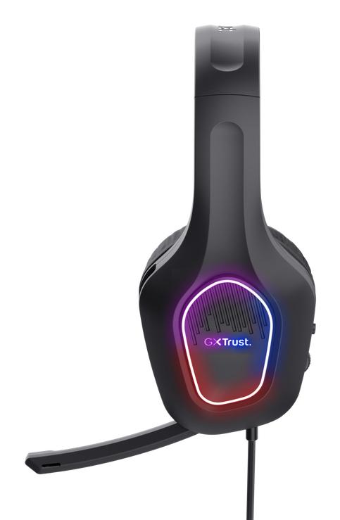 TRUST GXT416 ZIROX LED HEADSET - SORT