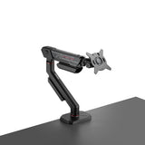 ASUS ROG Ergo AAS01R skærmarm – skrå visning af arm og bordfæste