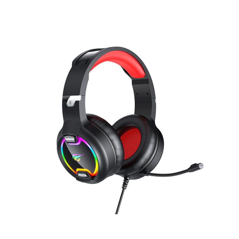 Gaming headphones Havit GAMENOTE H2233D RGB (black&red) Havit