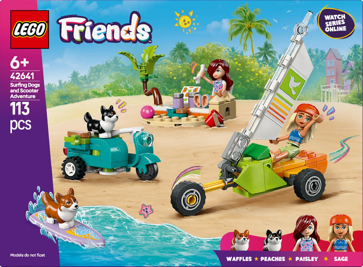 LEGO 42641 LEGO Friends Beach Adventure with Dogs LEGO