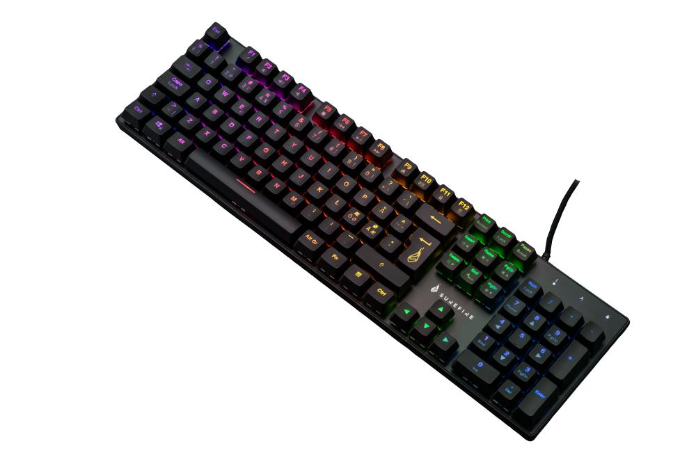 SUREFIRE - KingPin M2 Mech. Gaming RGB Tastatur QWERTY Nordic