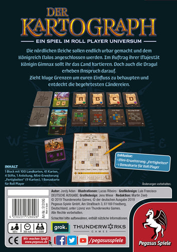 Pegasus Der Kartograph Brætspil Tysk – Æskens bagside