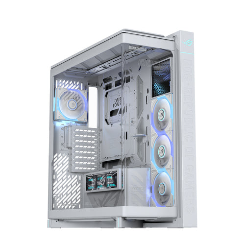 ASUS ROG CRONOX GR801 CURVE TG ARGB WHITE – Hvid
