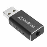 Sort Sharkoon Gaming DAC Pro S med USB-stik og 3,5 mm headsetport