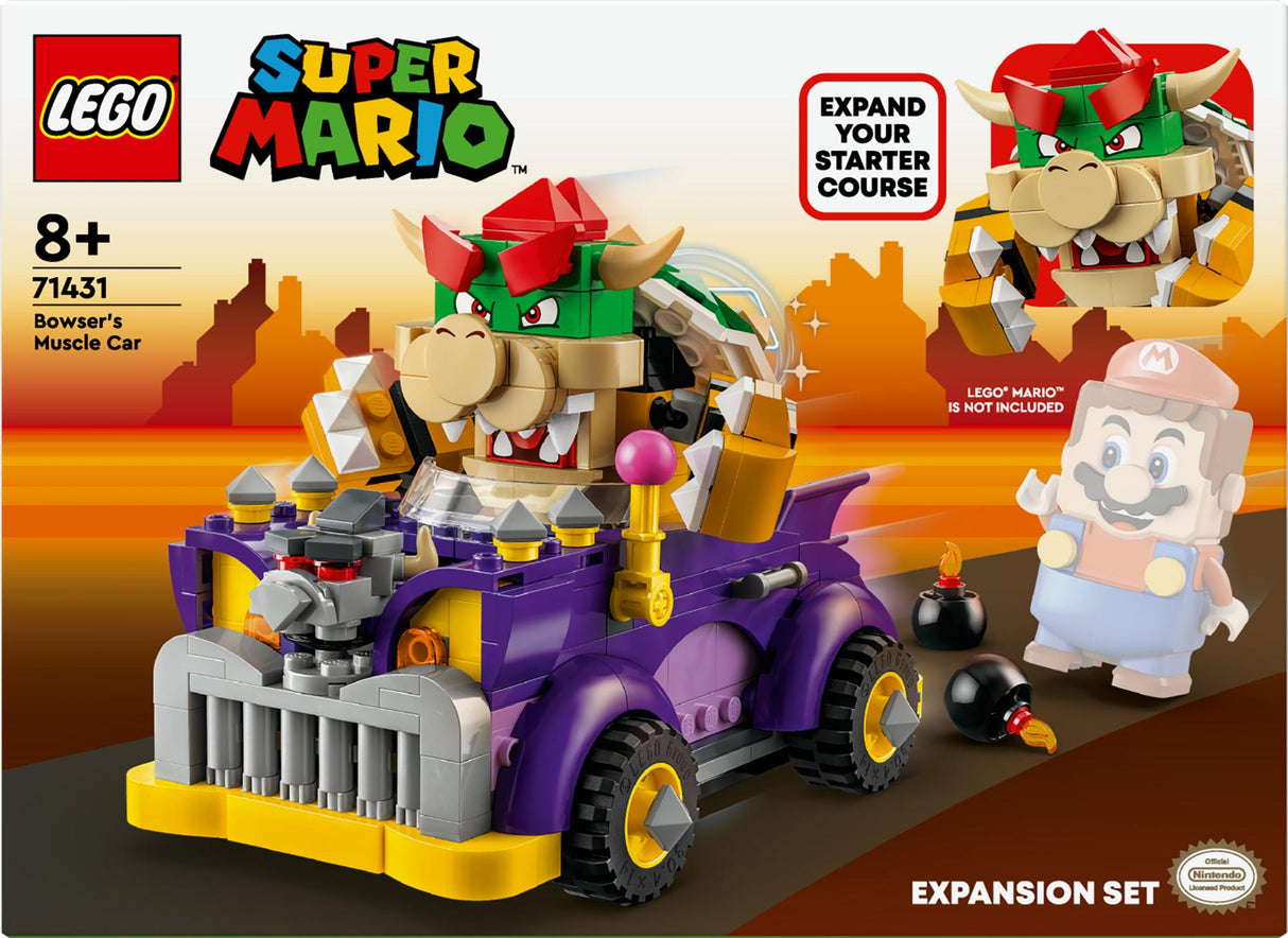 LEGO Super Mario - Bowser's Muscle Car Expansion Set (71431) LEGO