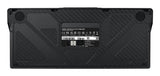 ASUS ROG Azoth Extreme – indvendig opbygning eller underside (vinkel 2); tastaturlayout illustrativt