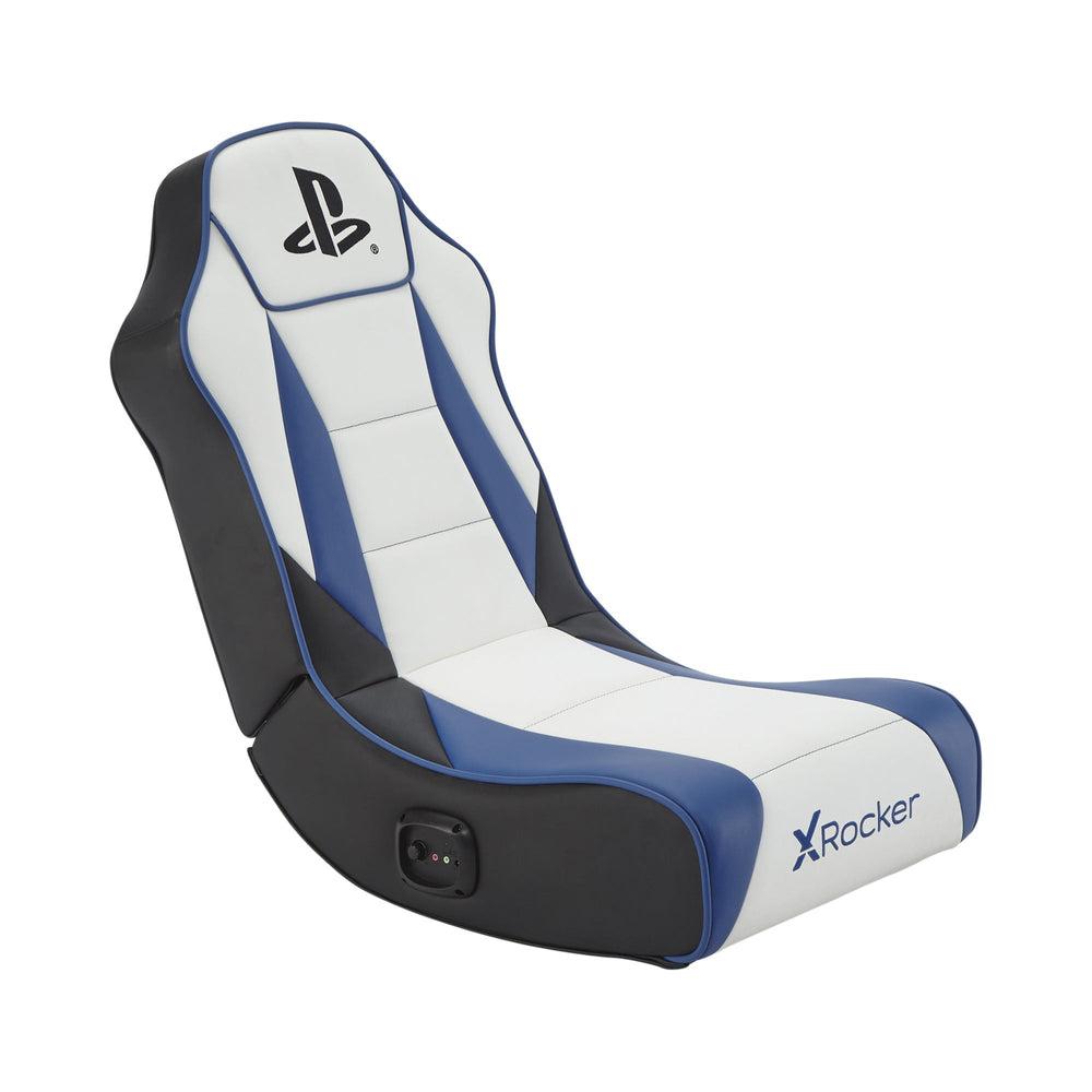 XROCKER PLAYSTATION GEIST 2.0 FLOOR ROCKER - WHITE AND BLUE XROCKER