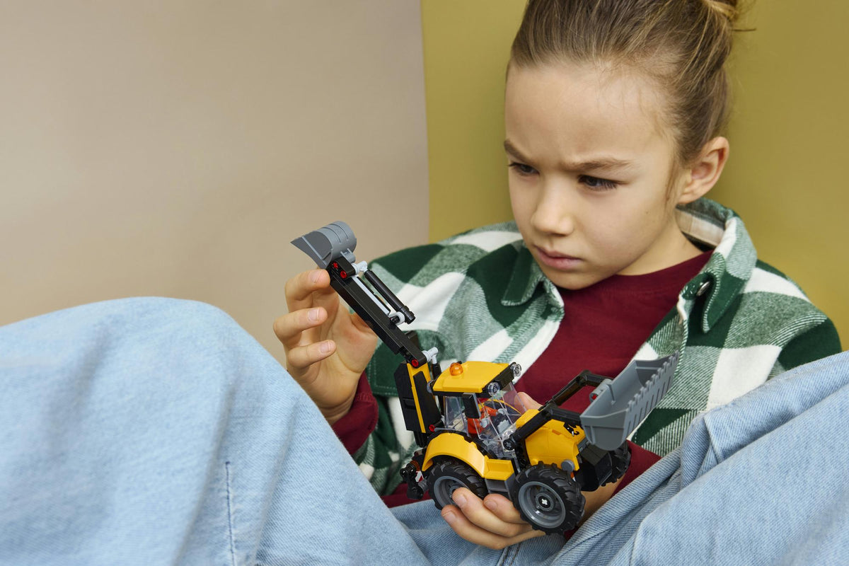 LEGO - LEGO City - Yellow Backhoe Loader (60480) LEGO