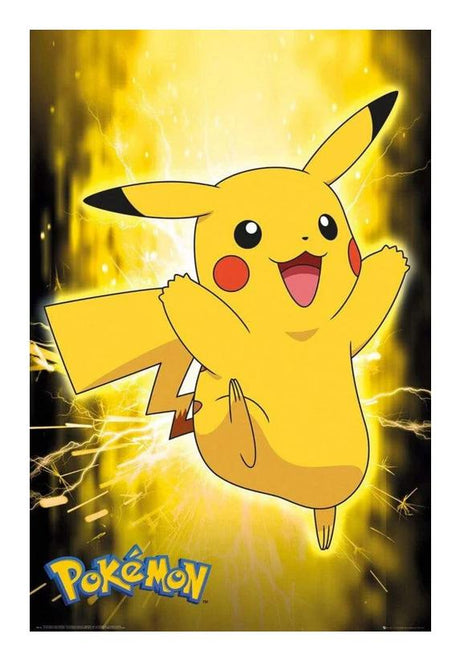 POKEMON - Poster Maxi 91.5x61 - Pikachu Neon Abysse