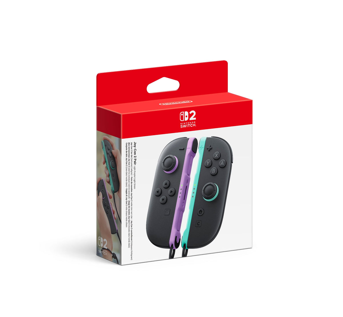 Nintendo Joy-Con 2 par Lyselilla/Lysegrøn Switch 2 – Emballage